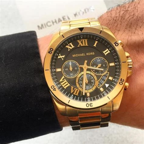 mens gold watches michael kors|mk gold watch for sale.